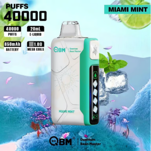Vape 40000 Caladas Sabor Menta. QBM Quantum Bean Master 20ml 850mAh Dual Mesh Coil